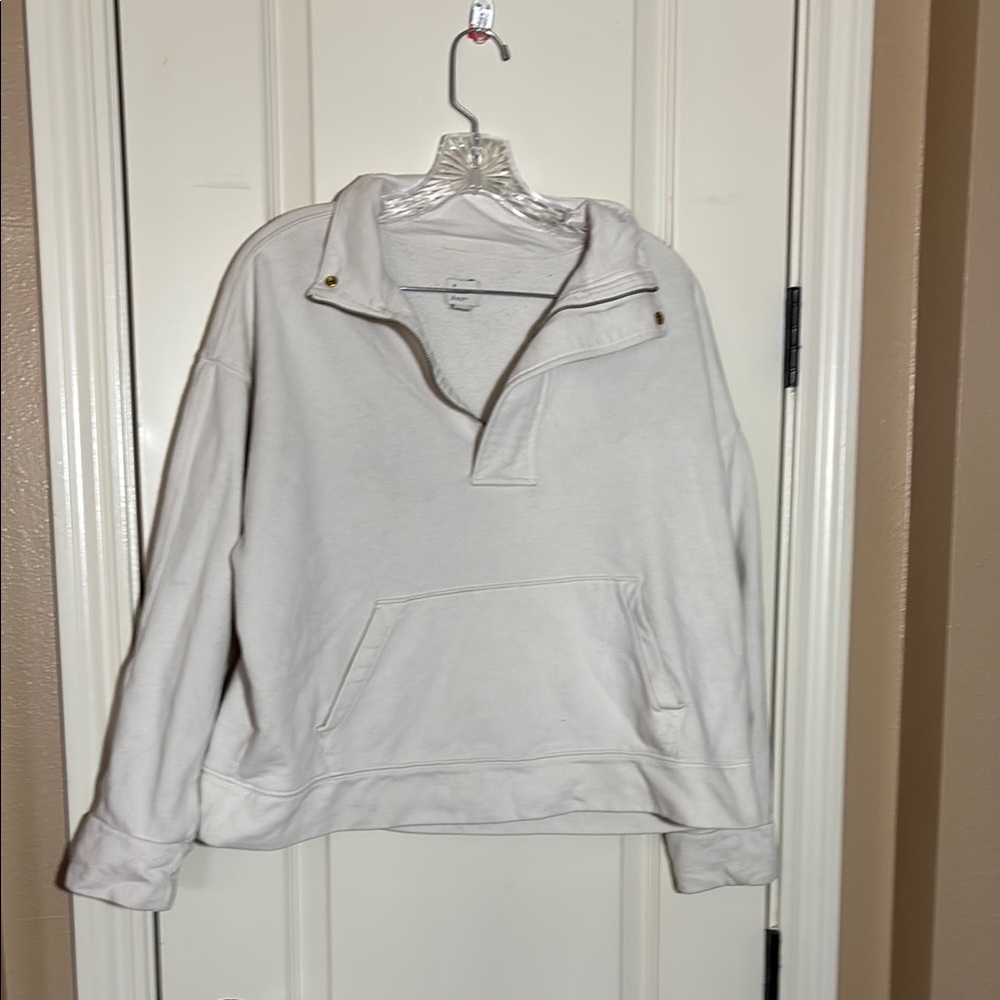 Women's  White Pullover Sweater